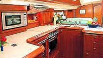 jeanneau 54DS galley